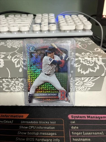 2025 Bowman Chrome - Prospects Roman Anthony #BCP-167 Mojo Refractor (RC)