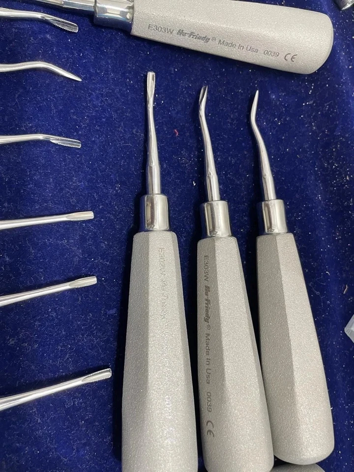 Lot of 12 PCS Hu-Friedy Dental Elevator Combo Apexo E301,E302,E303 - Image 4 of 4