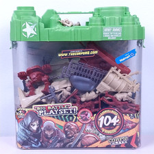 96 Pieces The Corps Elite Big Battle Playset Army Figure Set Incomplete