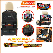 Autositz Organizer mit Klapptisch, 7 Taschen, Universal für Kinder & Reisen