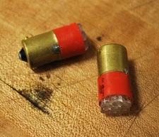 LEDtronics B607, 24v LED Red - Lot of 2 - USED