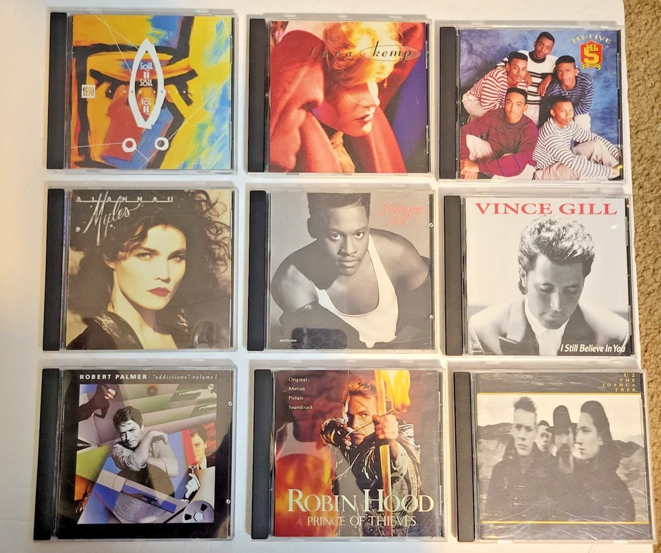 CD Lot of 21 CDs Classic Rock Pop Country 80s 90s with Drakkar Noir Case Foto 3 de 4
