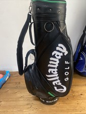 Callaway Big Bertha Golf Carry Bag Black Leather with Carry Strap