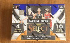 2025 Panini Select WNBA Basketball Mega Box - Pink Ice Prizms