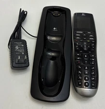 Logitech Harmony 900 Universal Remote Touchscreen With Charging Cradle