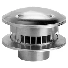 HART & COOLEY 4RHW HIGH WIND CAP 4" ALUMINUM TYPE B GAS VENT SYSTEMS