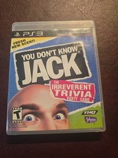 You Don't Know Jack (Sony PlayStation 3, 2011) Missing Manual, Tested