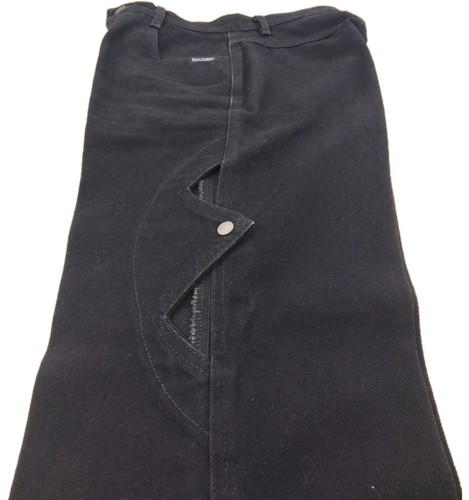 Vintage Rocky Mountain Jeans Rockies Rare Western Bareback Womens 6 Black - Picture 8 of 15
