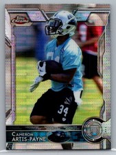 2015 Topps Chrome #167 Cameron Artis-Payne Pulsar Refractor
