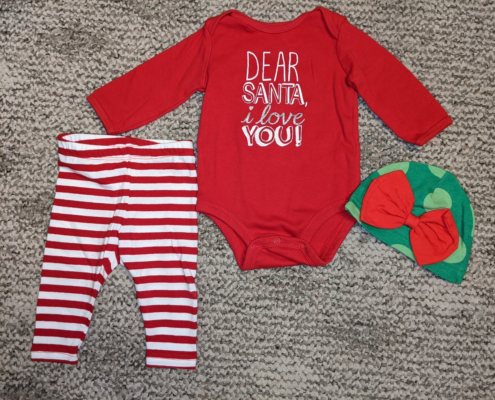 32 Pc Lot Baby Girls 0 3 6 mos Christmas Pajamas Sleepers Outfits Sets Carters