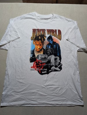 Juice World Wrld T Shirt Men's Size XL Hear Me Calling RIP Hip Hop Rap Artist 