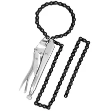 Heavy Duty Locking Chain Vise Grip 9" with 47.2" Chain for Pipe & Auto