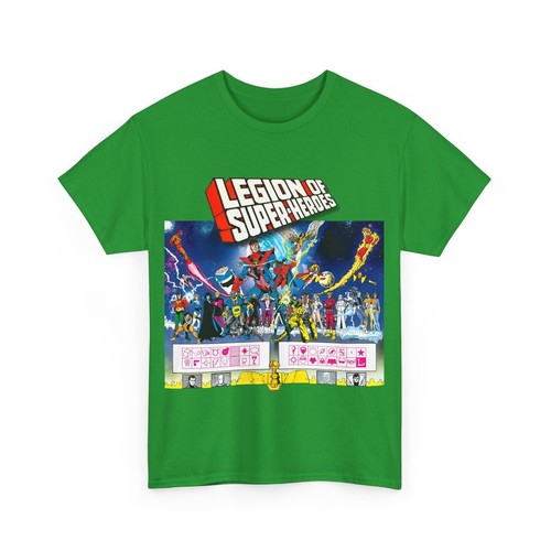 Legion of Super-Heroes T-Shirt - George Perez Art - History of the DC Universe - Picture 26 of 46