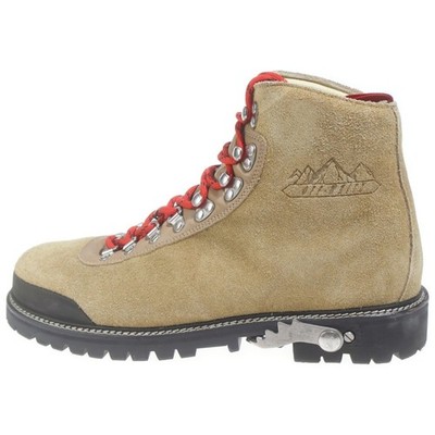 Off-White Off White Suede Leather Lace up Trekking Boots Beige Used 9874ef284f17