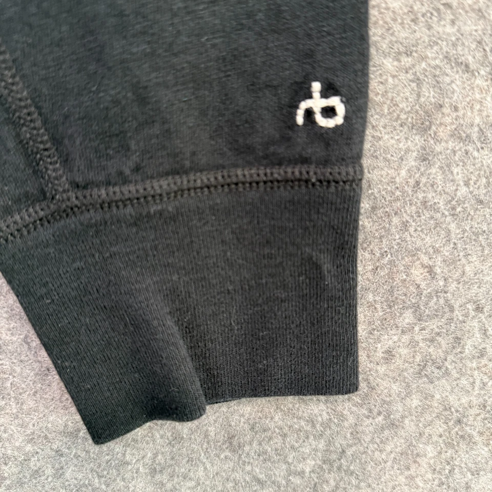 Camisa Henley Rag & Bone Edición Estándar Para Hombre Mediana Negra Botón Foto 2 de 4