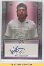 2020 Leaf Metal US Army All-American Bowl Tour 2/2 Van Fillinger Auto READ 1m1a