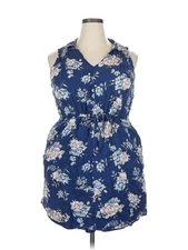 Collective Concepts Women Blue Casual Dress XXL