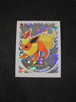 2022 POKEMON Prizma Sticker #136 Flareon Gold Star Holo Peru Gradeable