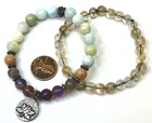 Mixed Natural Stone Stretch & String Bracelets 78.2g — photo 2