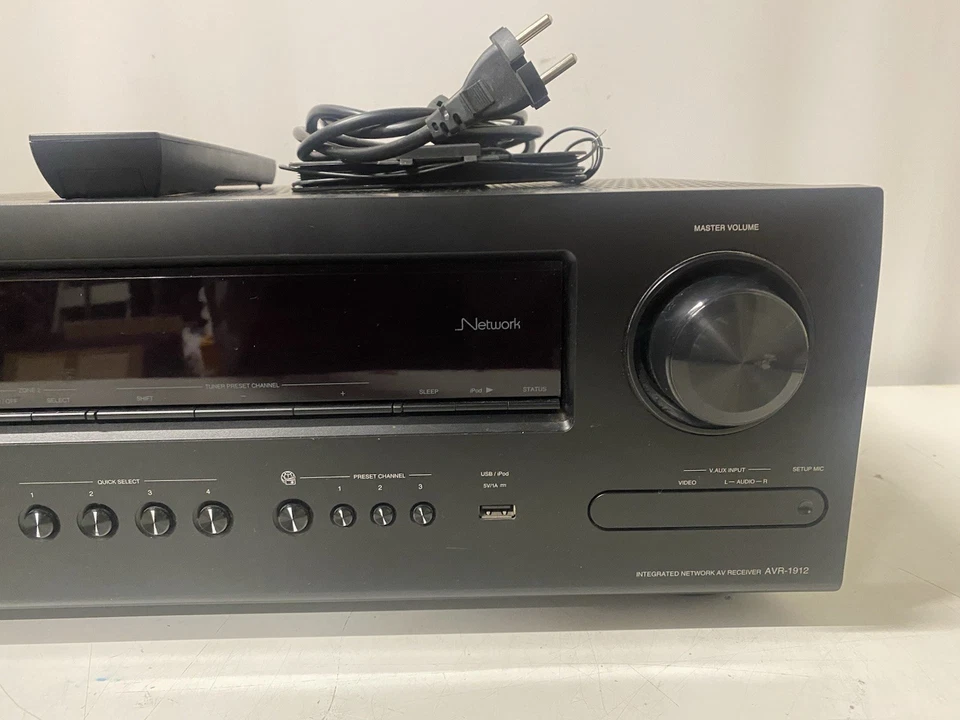 Denon AVR-1912 HDMI 1080P ARC Netzwerk usb 7.1 AV Receiver - Bild 3 von 4