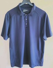 Nike Golf Tour Performance Dri Fit Mens Large Short Sleeve Golf Polo Navy