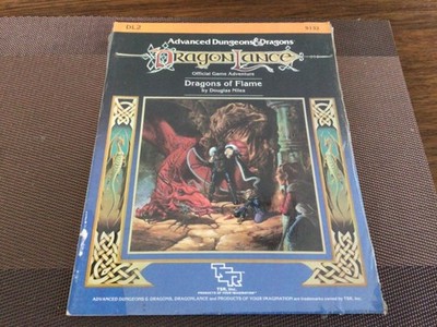 Advanced Dungeons And Dragons: Dragon Lance Dragons of Flame Module DL2 TSR 9132