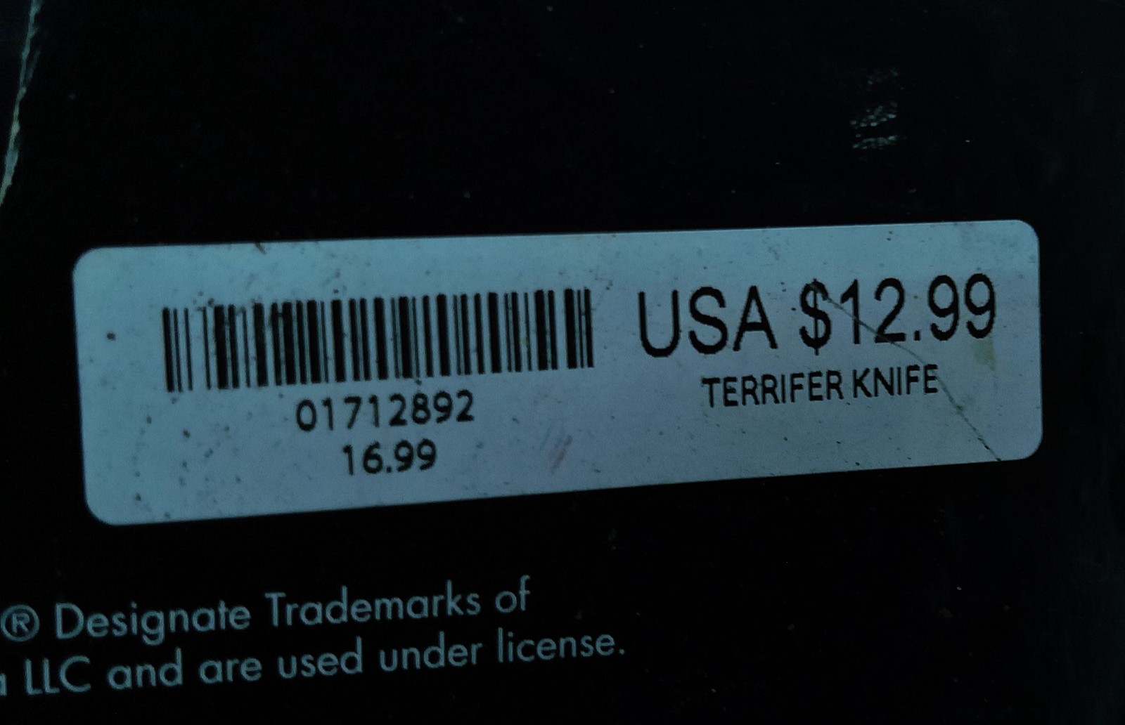 Spirit Halloween Terrifier Art The Clown 15" Double Sided Knife Prop image 3