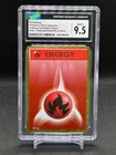 CGC 9.5 Pokemon Card Fire Energy - Charizard & Ho-oh ex Deck - Pokemon TCG