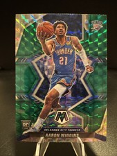 2021 Mosaic Aaron Wiggins #237 Green Mosaic 