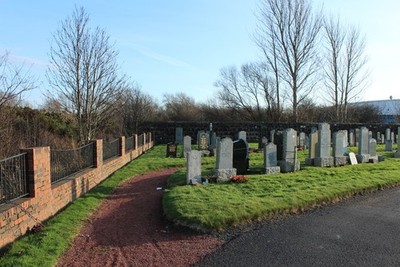 Foto 6x4 Monkton & Prestwick Joint Cemetery Prestwick \/NS3425 c2016