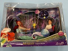 The Little Mermaid Ariel Eric Figure Dolls Deluxe Gift Set Box Disney Store