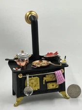Dollhouse Miniature Kitchen Cook Stove Reutter 1:12 scale A65 Dollys Gallery
