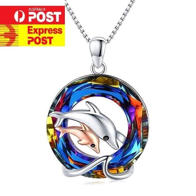 Dolphin Necklace Classic Personality Fashion Cute Lady Animal Pendant Jewelry