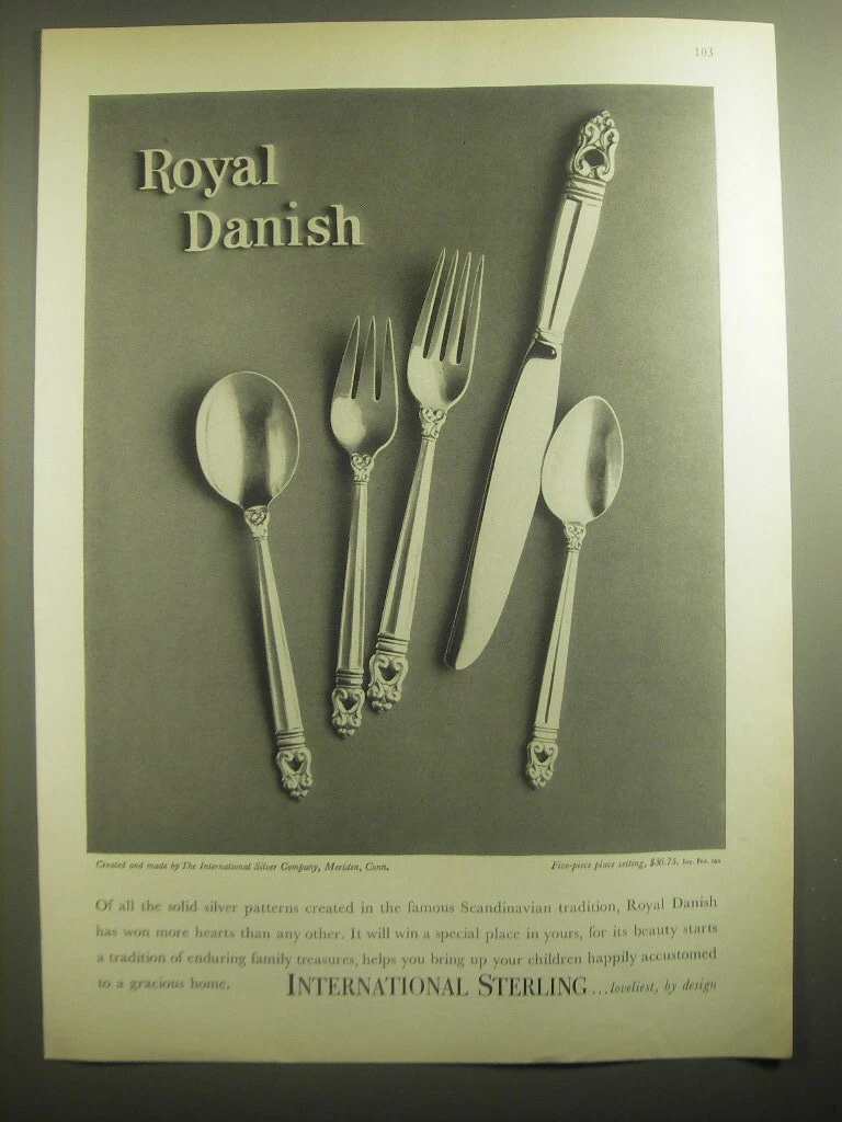 Royal danish shop sterling silverware