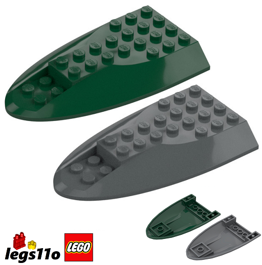 LEGO 87615 - Pack of 1x 2x - NEW Aircraft Fuselage Shell Section