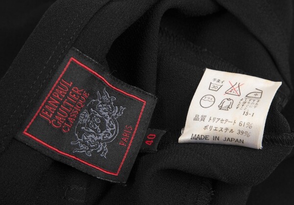 Jean-Paul GAULTIER CLASSIQUE Side Zip Switching Shirt Size