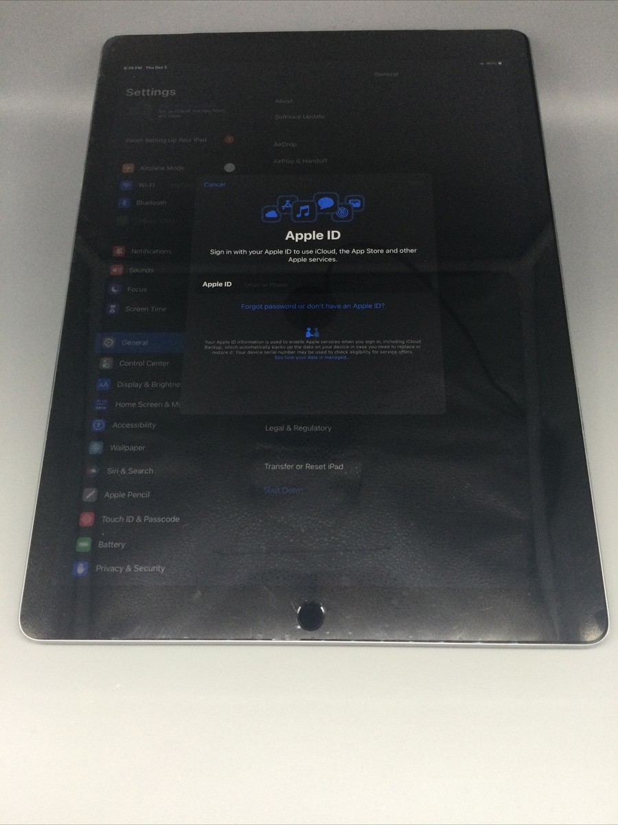 Apple iPad Pro 12.9 Inch 1st Gen 128GB Wi-Fi+SIM Unlocked iOS 16.7 