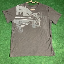 Marc Ecko Men Size L Gray Short Sleeve Shirt