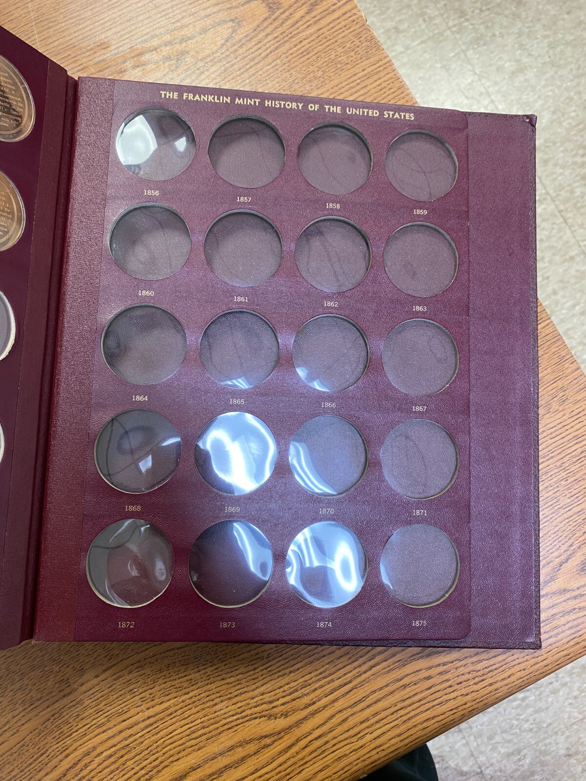 2 Franklin Mint History United States Solid Bronze Medal Coin Sets 162