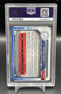 2019 Bowman Draft - Michael Busch - Cdamb - Psa 10 - Qty Available 