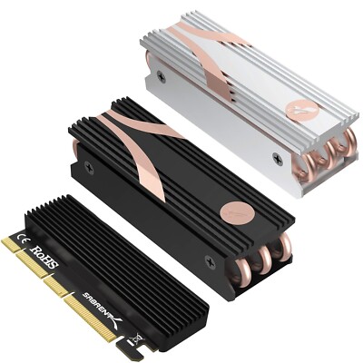 SABRENT SSD Aluminum Heatsink with thermal Pad Enclosure PCIe