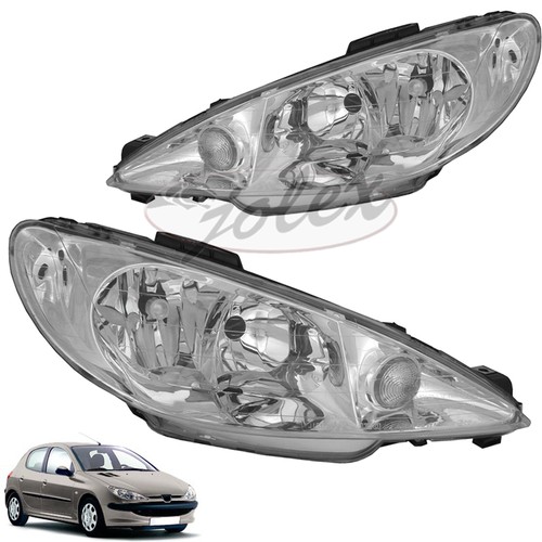 Peugeot 206 Cc Scheinwerfer H4 Oder H7 Scheinwerfer Frontscheinwerfer H7-H7 Klarglas rechts+links für Peugeot