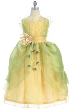 Princess Tiana dress costume for girls inspired by Princess and the Frog NEW