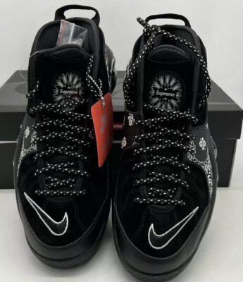 Supreme x Nike Zoom Air Flight 95 BLACK Size 8.5 | eBay