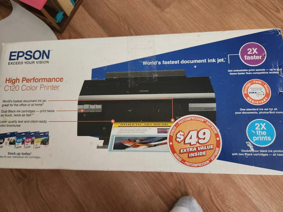 New! Epson High Performance C120 Color Printer. - Image 4 of 4