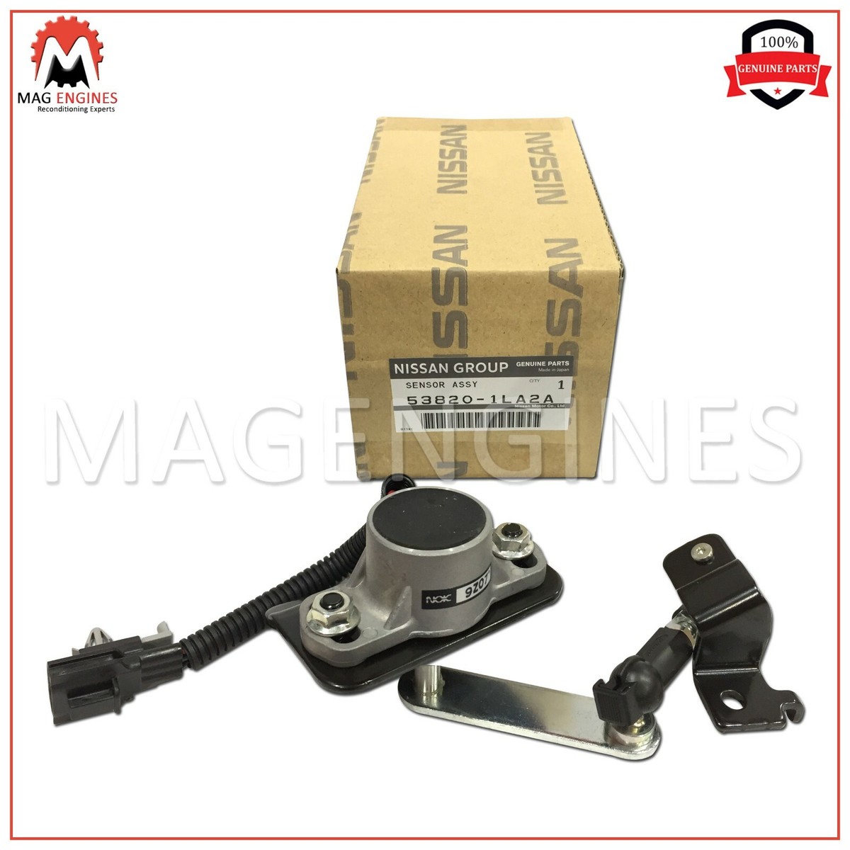 ベルニョロ Genuine OEM Suspension Ride Height Sensor for Nissan 538201LA2A