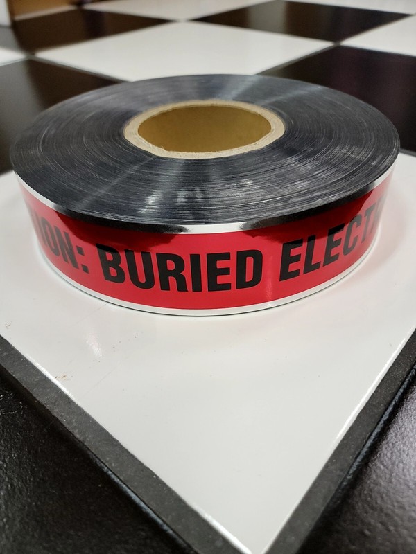 Swanson Tool Co DETR210  2”x 850’ Detectable Underground Hazard Tape Electrical