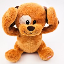 Peek A Boo Dog Puppy Giggles Talking Plays Peek a boo International Limited