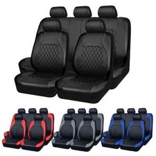 All Season Quited PU Leather Car Seat Cover Full Surrounded Seat Protector New