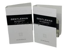 Lot of 2- Gentleman by Givenchy Eau de Toilette Spray 0.03 Oz/1 ml - New. Carded